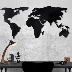 Seinakaunistus World Map, 1 tk hind ja info | Sisustuselemendid | kaup24.ee