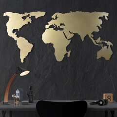 Настенное украшение Карта Мира, 1 шт. цена и информация | Детали интерьера | kaup24.ee