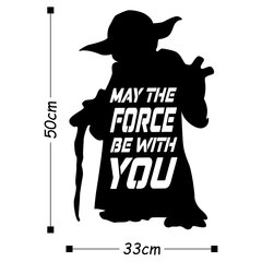 Seinakaunistus May The Force Be With You, 1 tk hind ja info | Sisustuselemendid | kaup24.ee