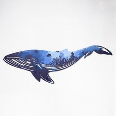 Seinakaunistus Whale, 1 tk цена и информация | Детали интерьера | kaup24.ee