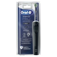 Электрическая зубная щетка Oral-B Vitality Pro Чёрный цена и информация | Электрические зубные щетки | kaup24.ee