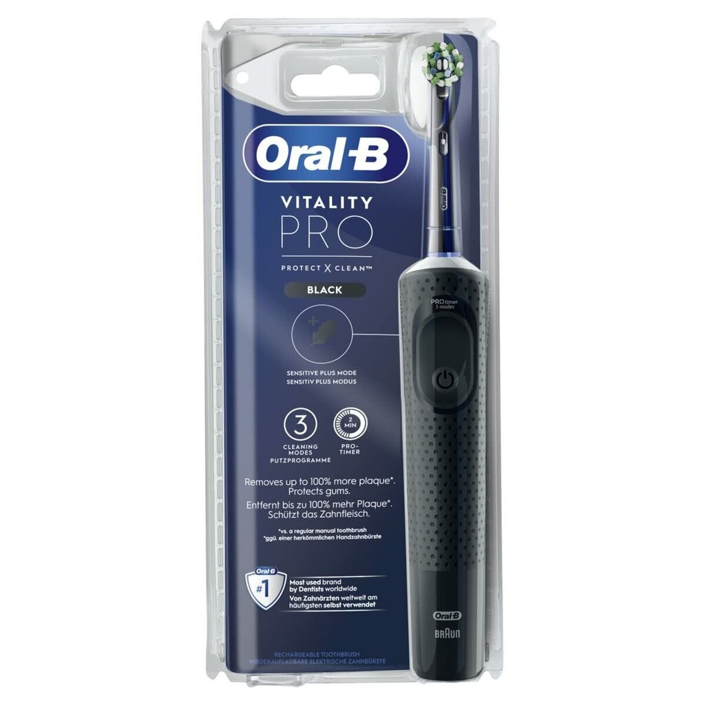 Elektriline Hambahari Oral-B Vitality Pro Must hind ja info | Elektrilised hambaharjad | kaup24.ee