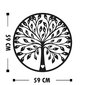 Seinakaunistus Tree In Circle, 1 tk hind ja info | Sisustuselemendid | kaup24.ee