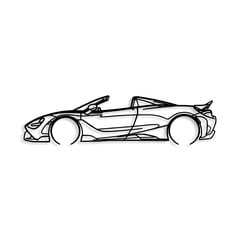 Seinakaunistus Chevrolet Camaro Silhouette, 1 tk. hind ja info | Sisustuselemendid | kaup24.ee