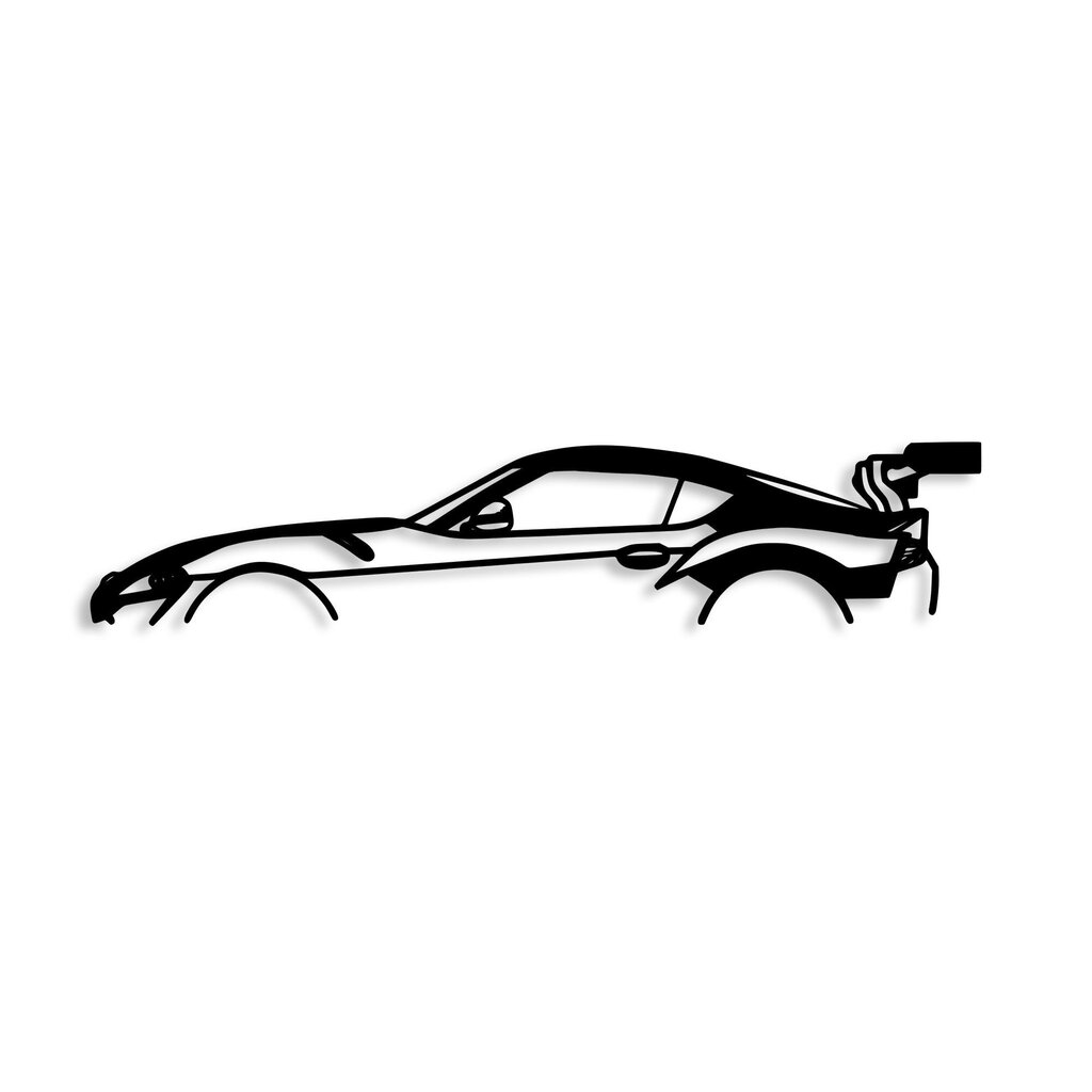 Seinakaunistus Toyota Supra Silhouette, 1 tk. цена и информация | Sisustuselemendid | kaup24.ee