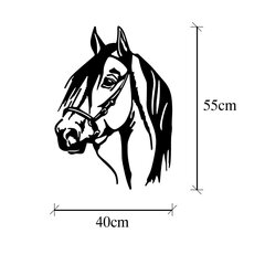 Seinakaunistus Horse Head, 1 tk. цена и информация | Детали интерьера | kaup24.ee
