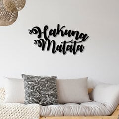 Seinakaunistus Hakuna Matata, 1 tk. hind ja info | Sisustuselemendid | kaup24.ee