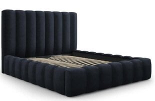 Кровать с ящиком для постельного белья Kelp, 230x185x125 см, темно-синий цвет цена и информация | Кровати | kaup24.ee