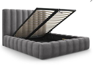 Кровать с ящиком для постельного белья Kelp, 230x165x125 см, серый цвет цена и информация | Кровати | kaup24.ee