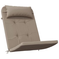 vidaXL Adirondack toolipadjad 2 tk, pruunikashall, oxford kangas hind ja info | Toolipadjad ja -katted | kaup24.ee