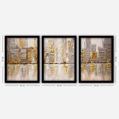 Kolmeosaline reproduktsioon Abstraktsioon 3SC184 цена и информация | Картины, живопись | kaup24.ee