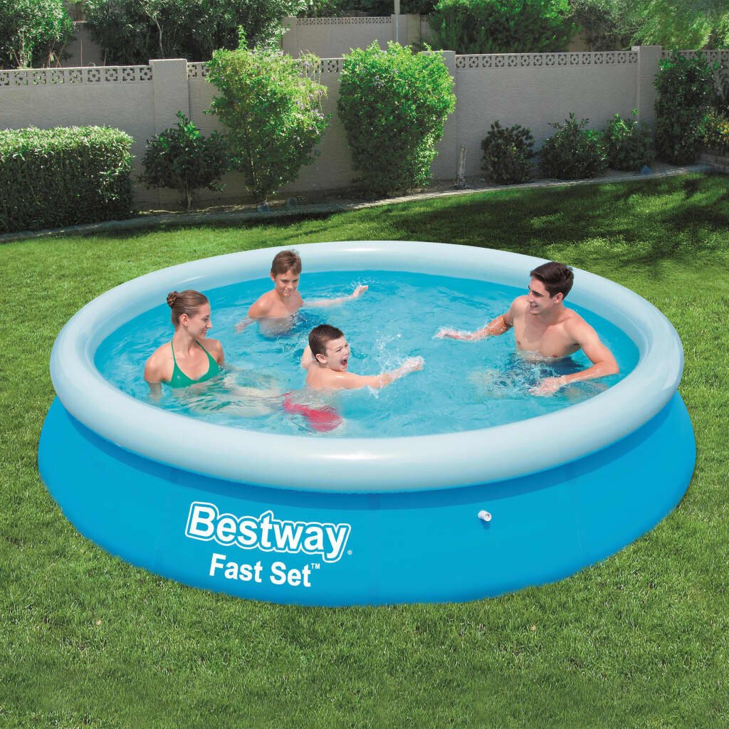 Bestway Fast Set täispuhutav täispumbatav bassein ümmargune 366x76 cm hind ja info | Basseinid | kaup24.ee