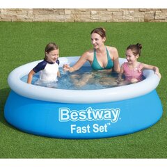 Bestway Fast Set täispumbatav bassein ümmargune 183x51 cm, sinine hind ja info | Basseinid | kaup24.ee