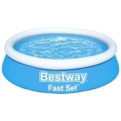 Bestway Fast Set täispumbatav bassein ümmargune 183x51 cm, sinine цена и информация | Бассейны | kaup24.ee
