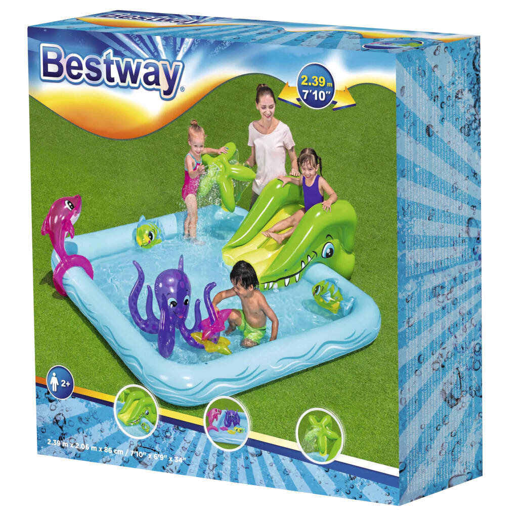 Bestway fantastiline akvaariumi mängukeskus 239 x 206 x 86 cm hind ja info | Basseinid | kaup24.ee