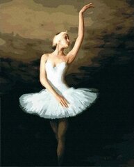 Maalimine numbrite järgi Twoje Hobby Kurb baleriin, 40x50 cm hind ja info | Maalid numbri järgi | kaup24.ee
