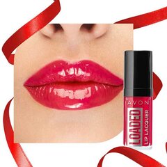 Блеск Loaded Lip Lacquer для губ, Bit Of Red, Avon цена и информация | Помады, бальзамы, блеск для губ | kaup24.ee