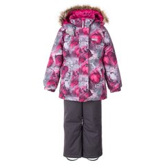 Laste talvekomplekt Lenne 330/150g Rimona 23320 C*2663, hall/fuksia цена и информация | Куртки, пальто для девочек | kaup24.ee