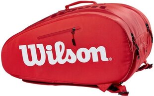 Чехол для ракетки для падела Wilson Padel Super Tour Bag, красный цена и информация | Падел | kaup24.ee