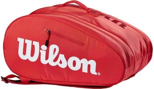 Чехол для ракетки для падела Wilson Padel Super Tour Bag, красный цена и информация | Падел | kaup24.ee