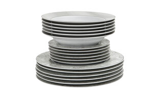 Õhtusöögikomplekt 6/18 Atlanta Silver цена и информация | Посуда, тарелки, обеденные сервизы | kaup24.ee