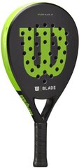 Ракетка для падела детская Wilson Blade Junior V2, 300 г, зеленая цена и информация | Падел | kaup24.ee