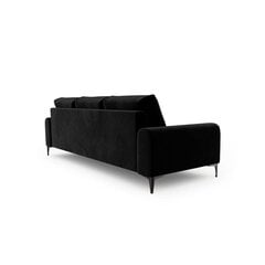 Трехместный диван Velvet Larnite, 222x102x90 см, цвет черный цена и информация | Диваны | kaup24.ee