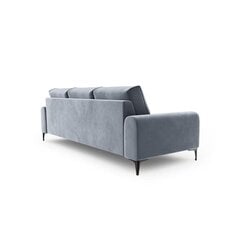 Трехместный диван Velvet Larnite, 222x102x90 см, светло-синий цвет цена и информация | Диваны | kaup24.ee