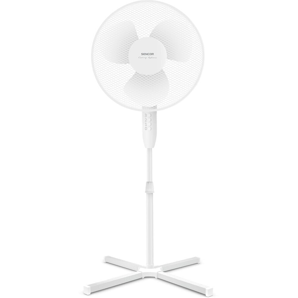 Ventilaator Sencor SFN 4010WH, ⌀40cm, 40W, 104-127cm цена и информация | Ventilaatorid | kaup24.ee