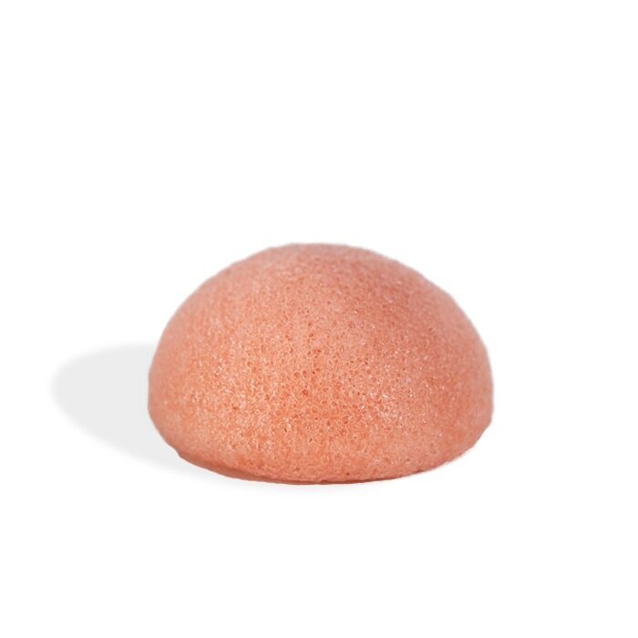 Käsn näopesuks ja massaažiks roosa saviga Mohani Konjac Sponge hind ja info | Näopuhastus- ja massaažiseadmed | kaup24.ee