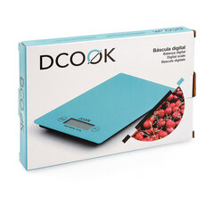 кухонные весы Dcook бирюзовый (23 x 16 x 2 cm) цена и информация | Кухонные весы | kaup24.ee