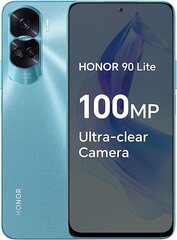 Honor 90 Lite 5G 8/256GB Cyan Lake 5109ASWE цена и информация | Мобильные телефоны | kaup24.ee