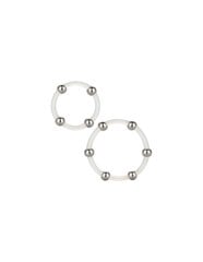 CALEX STEEL BEADED SILICONE RING SET цена и информация | Эрекционные кольца, насадки на пенис | kaup24.ee