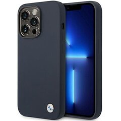 Etui BMW BMHCP14LSILNA iPhone 14 Pro 6,1" granatowy|navy Silicone Metal Logo цена и информация | Чехлы для телефонов | kaup24.ee