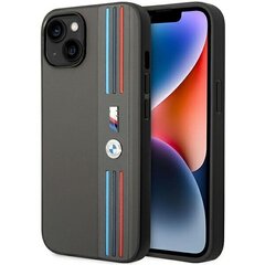 Etui BMW BMHCP14M22PPMA iPhone 14 Plus 6,7" szary|grey Tricolor M Collection цена и информация | Чехлы для телефонов | kaup24.ee