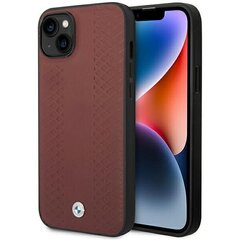 Etui BMW BMHCP14S22RFGR iPhone 14 6,1" burgundowy|burgundy Leather Diamond Pattern цена и информация | Чехлы для телефонов | kaup24.ee