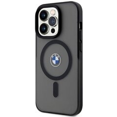 Etui BMW BMHMP14LDSLK iPhone 14 Pro 6.1" czarny|black hardcase Signature MagSafe цена и информация | Чехлы для телефонов | kaup24.ee