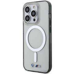 Etui BMW BMHMP14LHCRS iPhone 14 Pro 6.1" transparent hardcase Silver Ring MagSafe цена и информация | Чехлы для телефонов | kaup24.ee