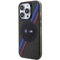 Etui BMW BMHMP14LHDTK iPhone 14 Pro 6.1" szary|grey Tricolor Stripes MagSafe цена и информация | Чехлы для телефонов | kaup24.ee