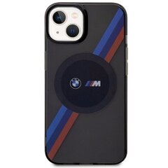 Etui BMW BMHMP14SHDTK iPhone 14 6.1" szary|grey Tricolor Stripes MagSafe цена и информация | Чехлы для телефонов | kaup24.ee