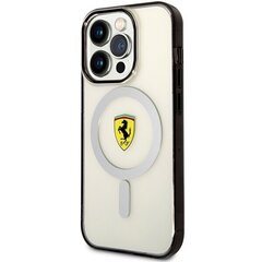 Ferrari FEHMP14LURKT iPhone 14 Pro 6,1" przezroczysty|transparent hardcase Outline Magsafe цена и информация | Чехлы для телефонов | kaup24.ee