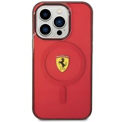 Ferrari FEHMP14XURKR iPhone 14 Pro Max 6.7" czerwony|red hardcase Translucent Magsafe цена и информация | Чехлы для телефонов | kaup24.ee