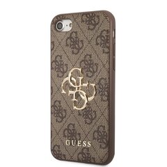 Guess GUHCI84GMGBR iPhone 7|8|SE 2020 | SE 2022 brązowy|brown hardcase 4G Big Metal Logo цена и информация | Чехлы для телефонов | kaup24.ee