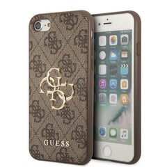 Guess GUHCI84GMGBR iPhone 7|8|SE 2020 | SE 2022 brązowy|brown hardcase 4G Big Metal Logo цена и информация | Чехлы для телефонов | kaup24.ee