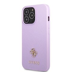 Guess GUHCP13LPS4MU iPhone 13 Pro | 13 6,1" purpurowy|purple hardcase Saffiano 4G Small Metal Logo цена и информация | Чехлы для телефонов | kaup24.ee