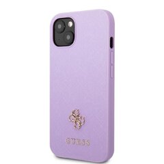 Guess GUHCP13MPS4MU iPhone 13 6,1" purpurowy|purple hardcase Saffiano 4G Small Metal Logo цена и информация | Чехлы для телефонов | kaup24.ee