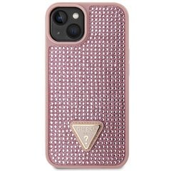 Guess GUHCP14MHDGTPP iPhone 14 Plus 6.7" różowy|pink hardcase Rhinestone Triangle цена и информация | Чехлы для телефонов | kaup24.ee