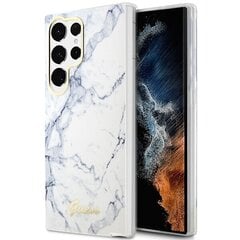 Guess GUHCS23LPCUMAH S23 Ultra S918 biały|white hardcase Marble цена и информация | Чехлы для телефонов | kaup24.ee