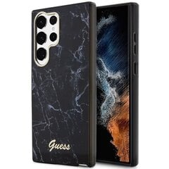 Guess GUHCS23LPCUMAK S23 Ultra S918 czarny|black hardcase Marble цена и информация | Чехлы для телефонов | kaup24.ee