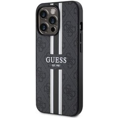 Guess GUHMP13LP4RPSK iPhone 13 Pro | 13 6,1" czarny|black hardcase 4G Printed Stripes MagSafe цена и информация | Чехлы для телефонов | kaup24.ee